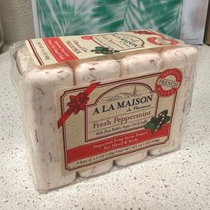 A La Maison de Provence Fresh Peppermint Soap (4 pack)